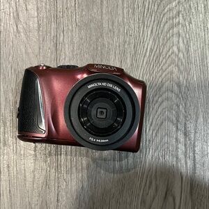 Red Minolta Digital Camera